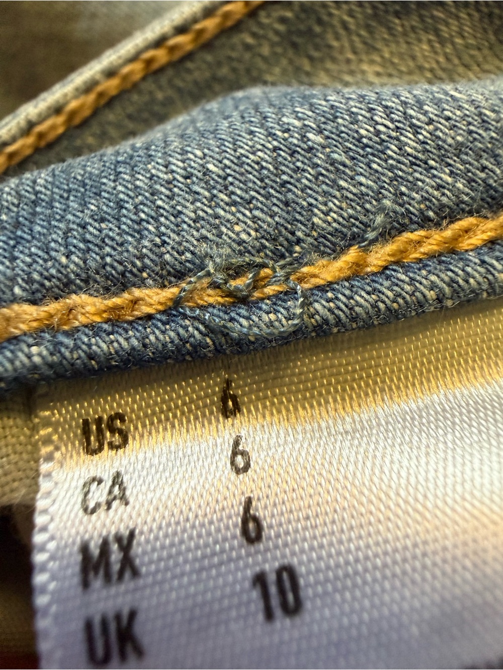 American Eagle Outfitters Light Blue Rolled Cuff Denim Shorts - Picture 5 of 5